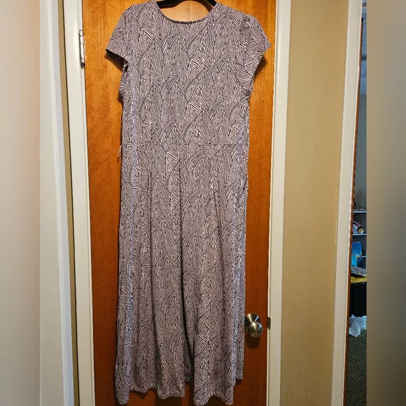 Boden V-Neck Button-Front Maxi Dress - Size 12 - Picture 2 of 12